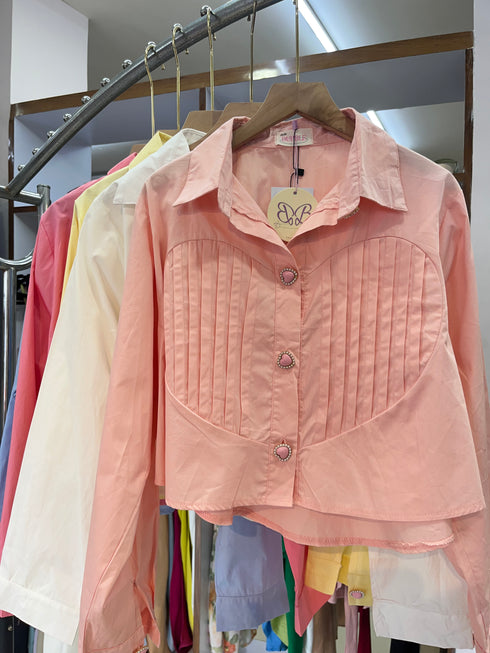 Cotton Casual Crop Shirts